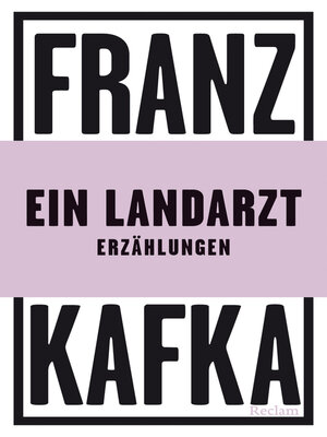 cover image of Ein Landarzt. Erzählungen
